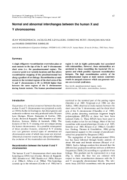 Normal and abnormal interchanges between the