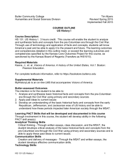 HS 131 - Butler Community College