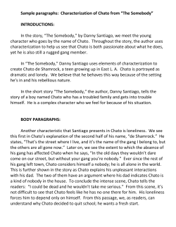 Characterization of Chato from - Wikispaces : Hutchinson-page