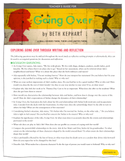 Teacher`s Guide for Going Over