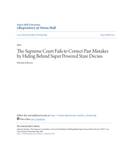 The Supreme Court Fails to Correct Past Mistakes by Hiding Behind