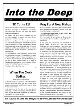 133. Oct - Stones will shout