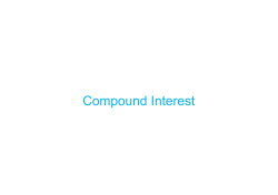 Compound Interest