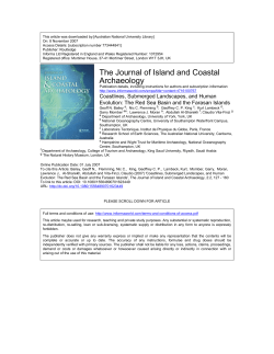 The Journal of Island and Coastal Archaeology