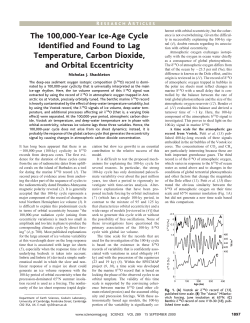 The 100,000-Year Ice-Age Cycle Identified and Found to Lag