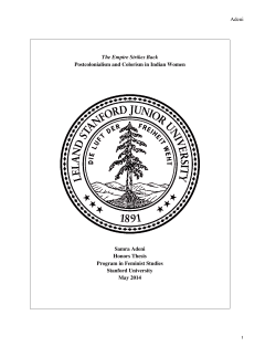 The Empire Strikes Back Postcolonialism and Colorism