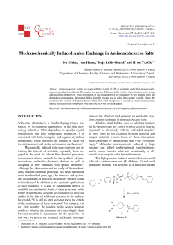 Mechanochemically Induced Anion Exchange in
