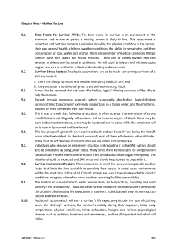Chapter 9: Medical Factors