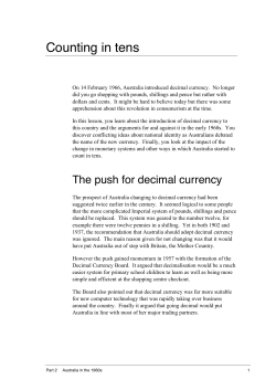 Counting in tens - NSW Department of Education