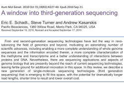 Illumina`s sequencing by synthesis (SBS) technology