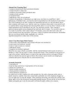 Almond Oat Cleansing Meal - International Cupping Therapy