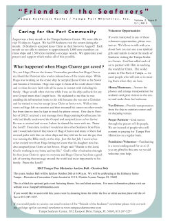 September 2013 Friends of the Seafarers
