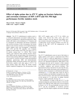 Effect of alpha prime due to 475 &deg;C aging on fracture