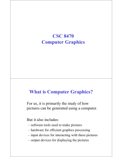 Graphics - Villanova Computer Science