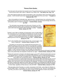 Thomas Paine Quotes