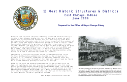 Historic Structures in East Chicago, Indiana