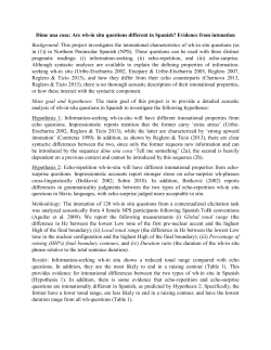 Dime una cosa: Are wh-in situ questions different in Spanish