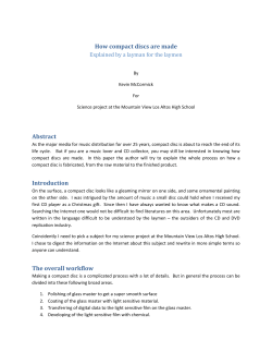 How compact discs are made