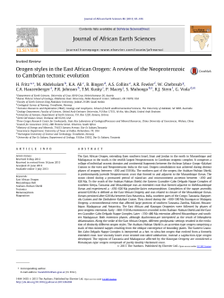 Orogen styles in the East African Orogen: A review of the