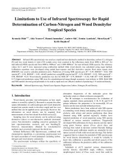 Infrared Spectroscopy, Partial Least Squares Regression,Carbon