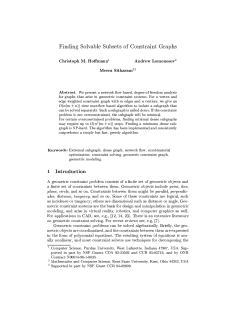 Finding Solvable Subsets of Constraint Graphs