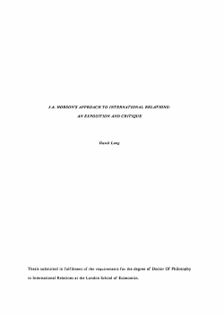 - LSE Theses Online