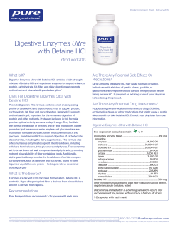 Digestive Enzymes Ultra with Betaine HCl