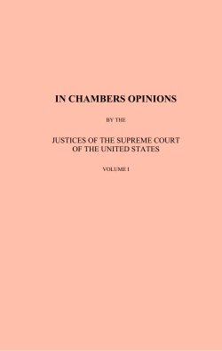 in chambers opinions