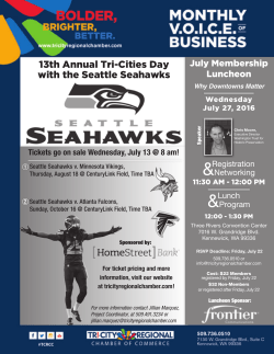 13th Annual Tri-Cities Day with the Seattle Seahawks