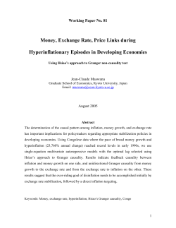 Re-assessing Hyperinflation in the DRC