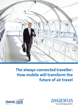 The always-connected traveller: How mobile will