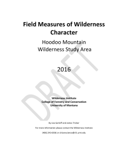 Hoodoo Mountain Wilderness Study Area