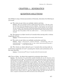 Solutions to Ch 4 Problems