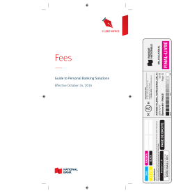 Fees - National Bank