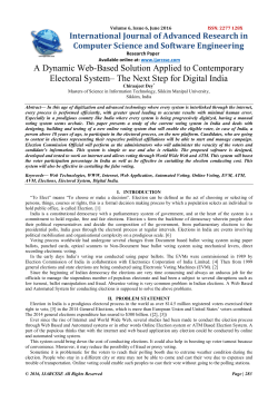 A Dynamic Web-Based Solution Applied to