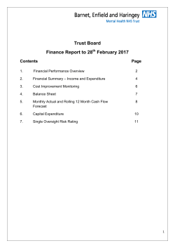 Trust Board Finance Report to 28 February 2017