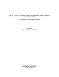 Let`s Talk: A Study on the Efficacy of Communication between