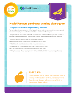 HealthPartners yumPower vending plan-o-gram