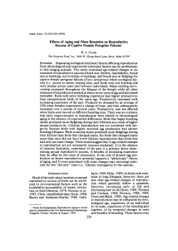 Effects of Aging and Mate Retention on Reproductive Success of