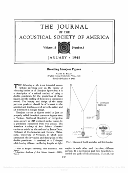 Recording Lissajous Figures - BYU Physics