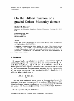 On the Hilbert function of a graded Cohen