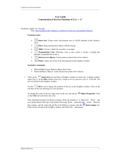 User Guide Construction of Inverse Function of