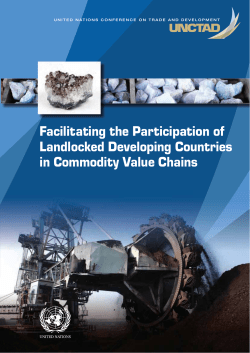 Facilitating the Participation of Landlocked Developing Countries in