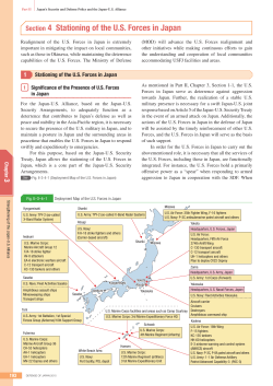 Section 4 Stationing of the U.S. Forces in Japan