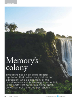 Memory`s Colony - Flame of Africa