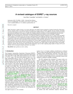 A revised catalogue of EGRET gamma