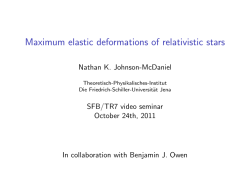 Maximum elastic deformations of relativistic stars
