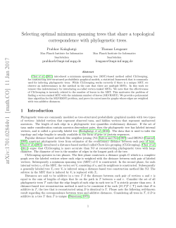 Selecting optimal minimum spanning trees that share a topological
