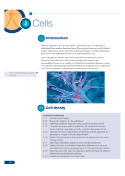 Higher Level Biology chapter 2 - Pearson Schools and FE Colleges