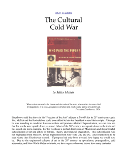 The Cultural Cold War
